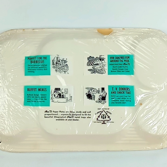 Vintage Quaker "Lavada" All Purpose Lap Tray Tables Set of 4 - Picture 3 of 15